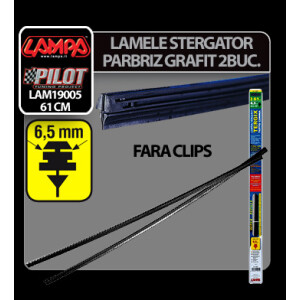 Lamele sterg parb fara clips Tergix - 61cm - 6,5mm - 2buc