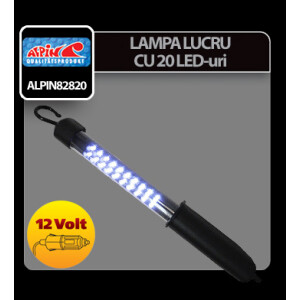 Lampa de lucru 20 LED-uri Alpin cu cablu 3ml