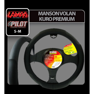 Manson volan Kuro Premium - S - Ø 35-37cm - Negru