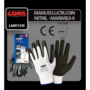 Manusi lucru din Nitril - Marimea 9
