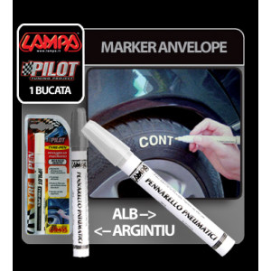 Marker anvelope - Argintiu