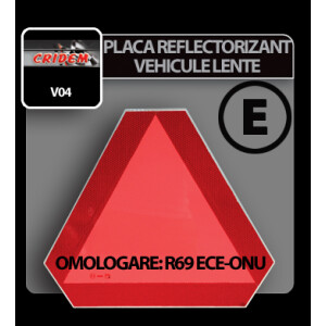 Placa identificare vehicule lente (triunghi) 1buc
