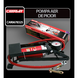Pompa aer de picior cu un cilindru Carpoint