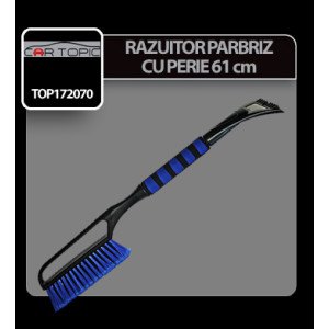 Razuitor parbriz cu perie 61cm Cartopic - Negru/Albastru