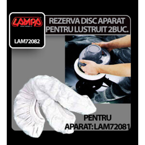 Rezerva disc panza pentru aparat de lustruit si ceruit Lampa 2buc