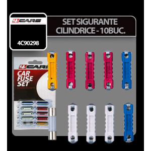 Set sigurante cilindrice 10buc - 4Cars