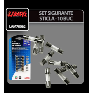 Set sigurante sticla 10buc - Lampa