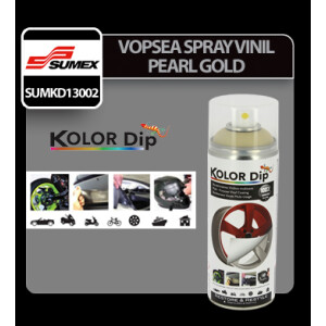 Vopsea spray cauciucata Kolor Dip 400ml - Pearl gold