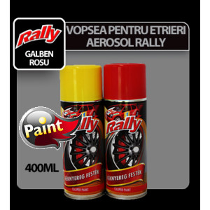 Vopsea pentru etrieri frana aerosol Rally 400ml - Galben