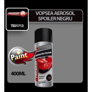Vopsea pentru spoiler negru aerosol Prevent 400ml