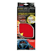 Husa volan soft drive Pilot Lampa - U - Ø 37-41cm - Rosu