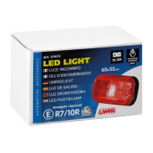 Lampa gabarit cu 4 LED-uri 10/30V - Rosu