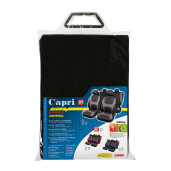 Huse scaun Capri stretch-fit 8buc - Negru/Gri