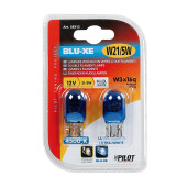 Bec Blu-Xe 21/5W 12V dublu filament cap sticla W3x16q 2buc