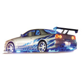 Neon Hollywood sub masina rezerva 122cm 1buc 12V - Albastru