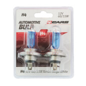Bec halogen Blu-Xe  H4 60/55W P43t 12V 2buc 4Cars