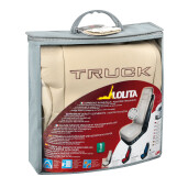 Husa scaun camion Lolita poliester/imit. piele 1buc - Crem