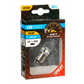 Bec Hyper-Led18 - 6SMD 24/28V R5W soclu metal BA15s 1buc - Alb