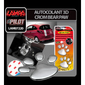 Autocolant 3D crom Bear paw