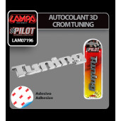 Autocolant 3D crom Tuning