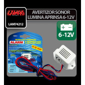Avertizor sonor lumina aprinsa 6-12V Lampa