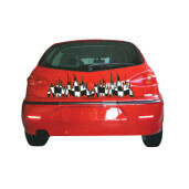 Autocolant Burning flag 1buc 49x34cm - Portocaliu 