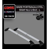 Bare portbagaj telescopice alumin Snap Alu 2buc - L - 100÷136cm