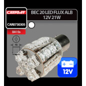 Bec Multi-Led 20Led 12V Frana, Ceata, Mers i. - P21W BA15s - Alb
