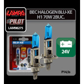 Bec halogen Blu-Xe  H1 70W P14,5s 24V 2buc