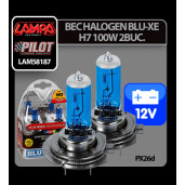 Bec halogen Blu-Xe  H7 100W PX26d 12V 2buc