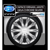 Capace roti auto Giga chrome silver 4buc - 13''