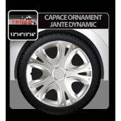 Capace roti auto Dynamic 4buc - Argintiu - 14''
