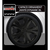 Capace roti auto Dynamic BL 4buc - Negru - 16''