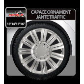 Capace roti auto Traffic 4buc - Argintiu - 15''