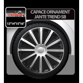 Capace roti auto Trend SB 4buc - Argintiu/Negru - 16''