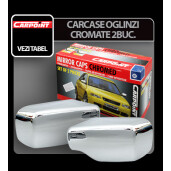 Carcase oglinzi cromate PEUGEOT 307, 2buc
