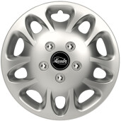 Capace roti auto Mecador 4buc - Argintiu - 13''