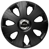 Capace roti auto Racing Pro 4buc - Negru - 13''