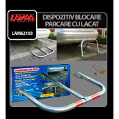 Dispozitiv blocare parcare cu cheie