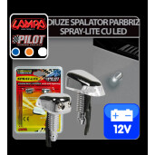 Diuze spalator parbriz Spray-Lite cu LED 12V - Alb