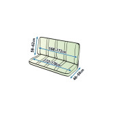 Huse scaun furgoneta de transport Elegance DV4-XXL - 4Locuri