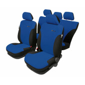 Huse scaun Dynamik Super AirBag L 9buc - Negru/Albastru