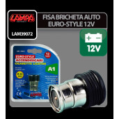Fisa bricheta auto Euro-Style - Ø 22mm - 12V