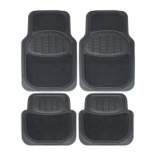 Covorase mocheta si cauciuc universale 4buc - Negru