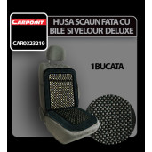 Husa scaun fata cu bile si velour 1buc Deluxe Carpoint
