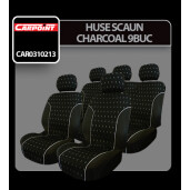 Huse scaun Charcoal 9buc - Negru