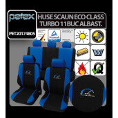 Huse scaun Eco Class Turbo set 11buc - Albastru
