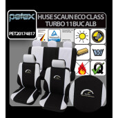 Huse scaun Eco Class Turbo set 11buc - Alb
