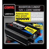 Invertor curent de la 12V la 220V 1000W