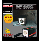 Invertor curent de la 12V la 220V 150W Carpoint